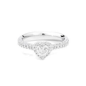 Anello Recarlo Solitario Anniversary Love con diamanti Ct. 0,56