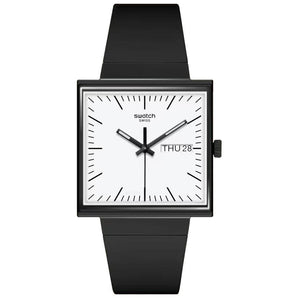 Orologio Swatch quadrato what if black