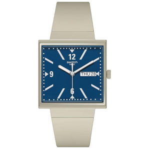 Orologio Swatch quadrato what if beige