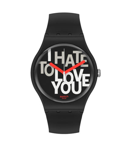 Orologio Swatch hate 2 love