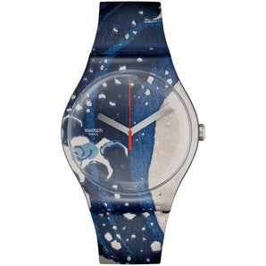 Orologio Swatch the great wave by hokusai & astrolabe