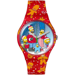 Orologio Swatch Wondrous winter wonderland - The Simpsons Collection